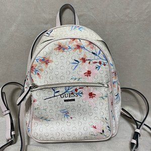 GUESS Leather Floral Backpack